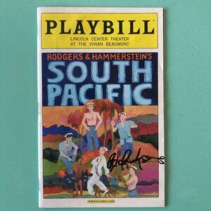 South Pacific Signed Playbill Laura Osnes Andrew Samonsky ERIC ANDERSON +6 more
